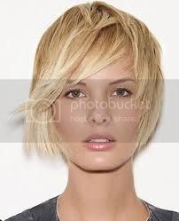 haircuts and hairstyles for round faced woman