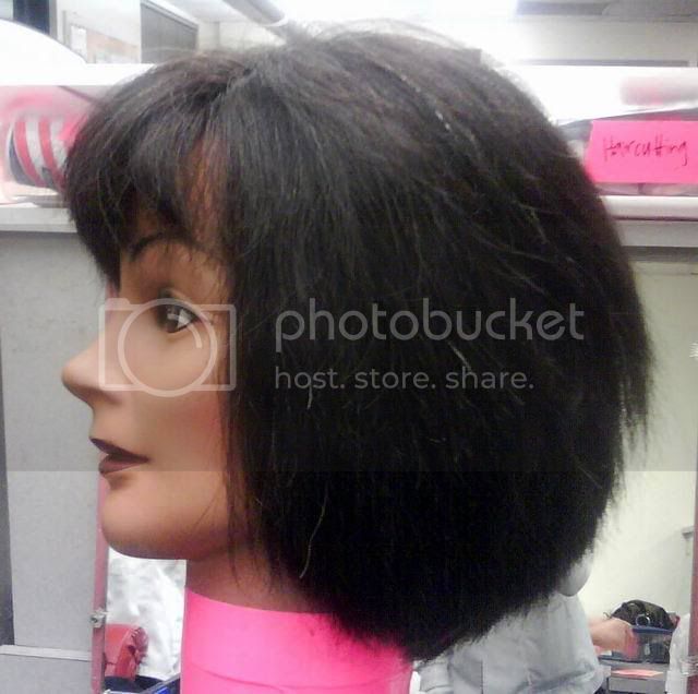 bob haircuts with weight lines